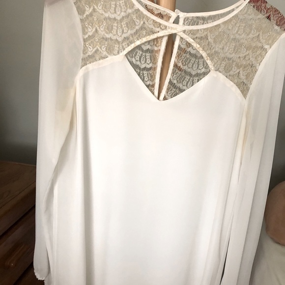 BCBGeneration Illusion Lace Shift Dress - Picture 1 of 3